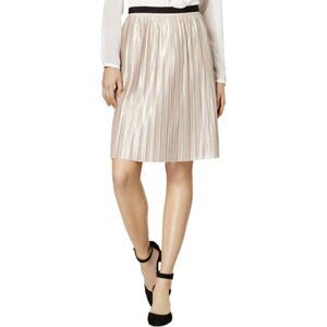 Tommy Hilfiger Gold Pleated Skirt
